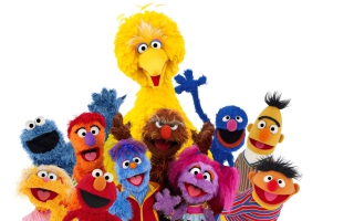 Sesame Street A-B-C Background for Android, iPhone and iPad