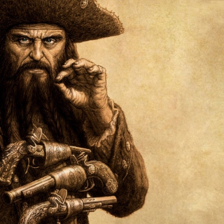 Captain Blackbeard - Obrázkek zdarma pro 128x128