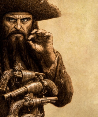 Captain Blackbeard - Obrázkek zdarma pro iPhone 5C