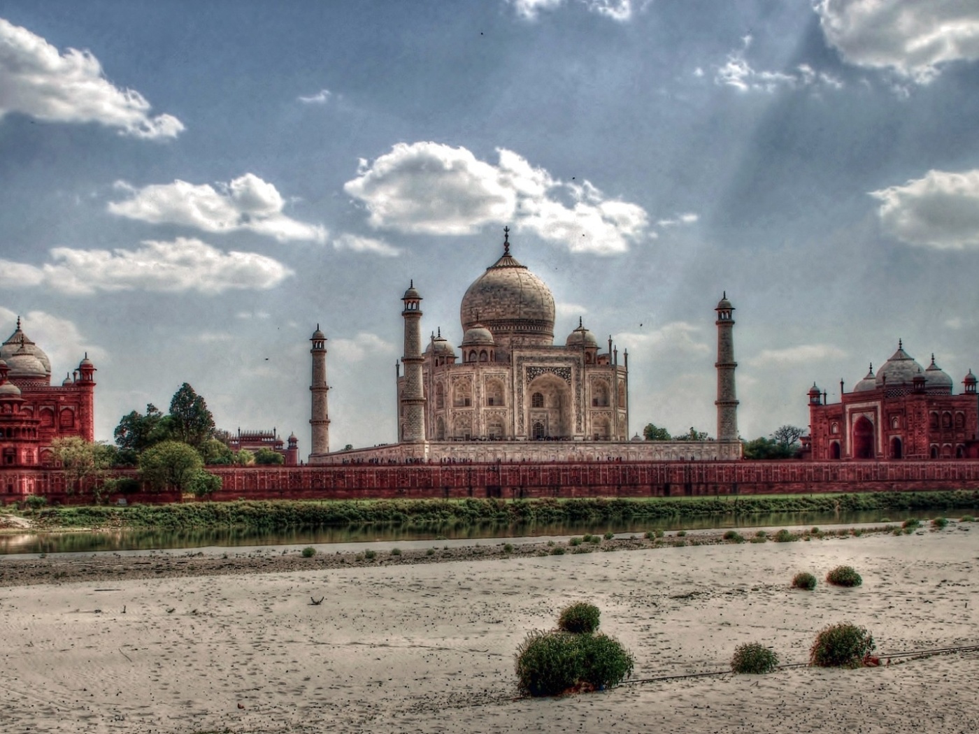 Das Taj Mahal, India Wallpaper 1400x1050