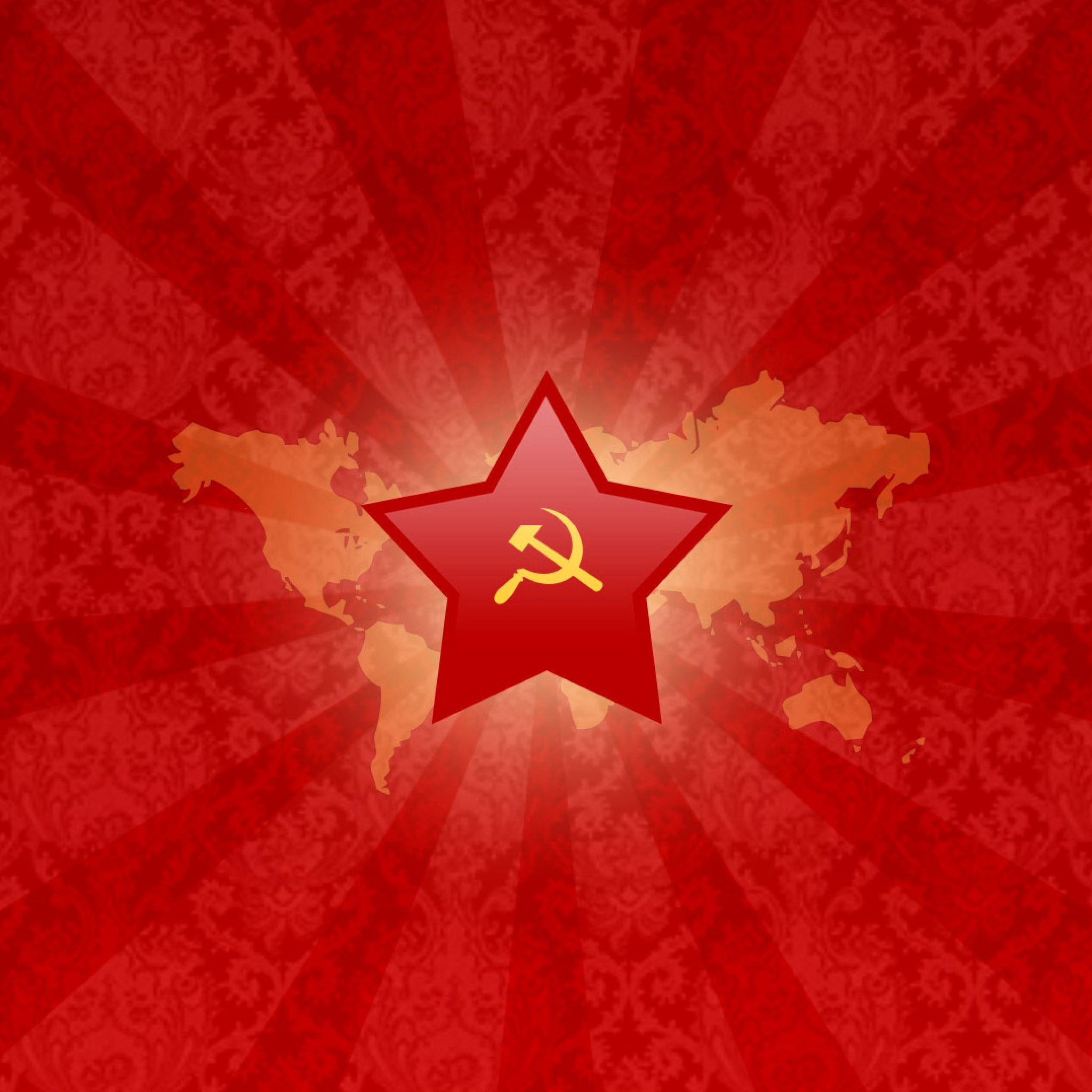 Das Soviet Union Logo Wallpaper 2048x2048