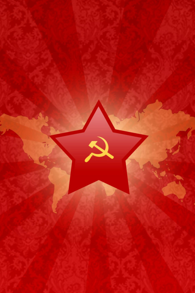 Soviet Union Logo wallpaper 640x960