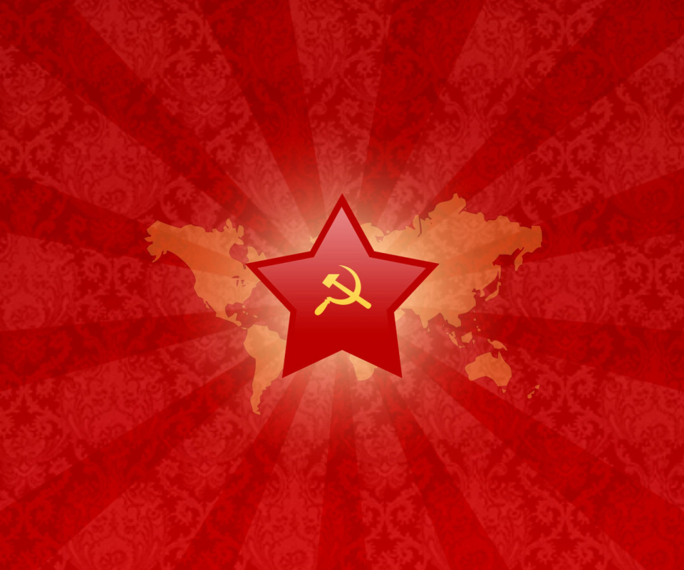 Обои Soviet Union Logo 960x800