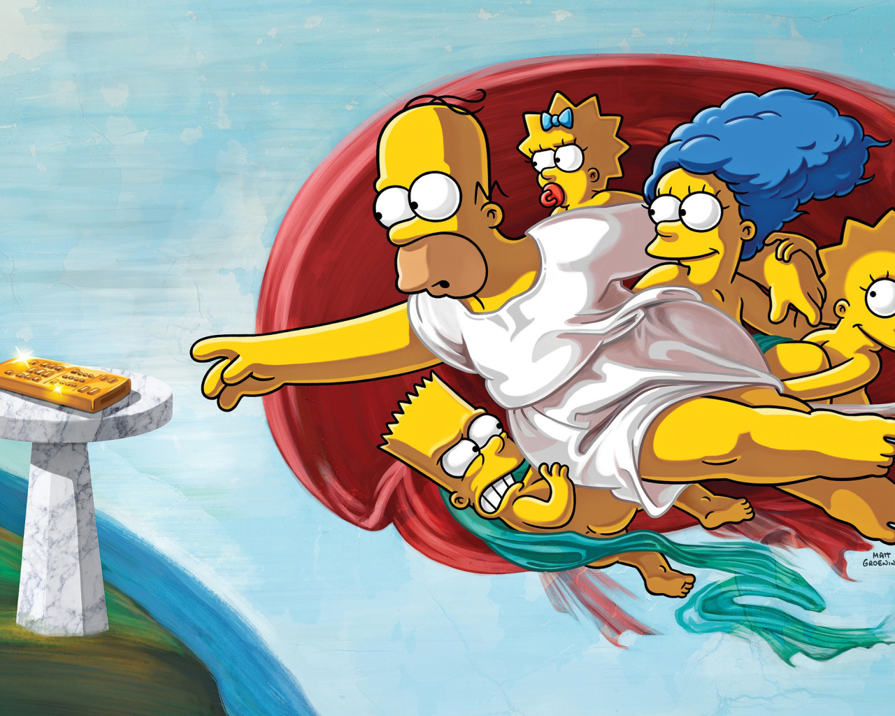 Fondo de pantalla Simpsons HD 1280x1024