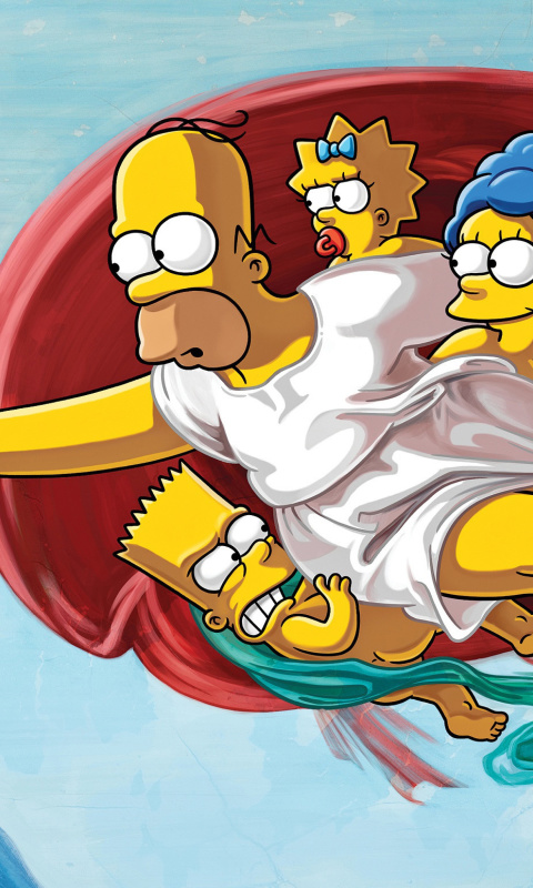 Das Simpsons HD Wallpaper 480x800