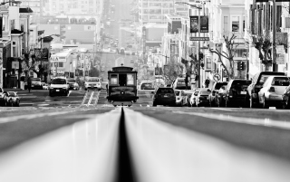 San Francisco Tram - Obrázkek zdarma pro 1366x768