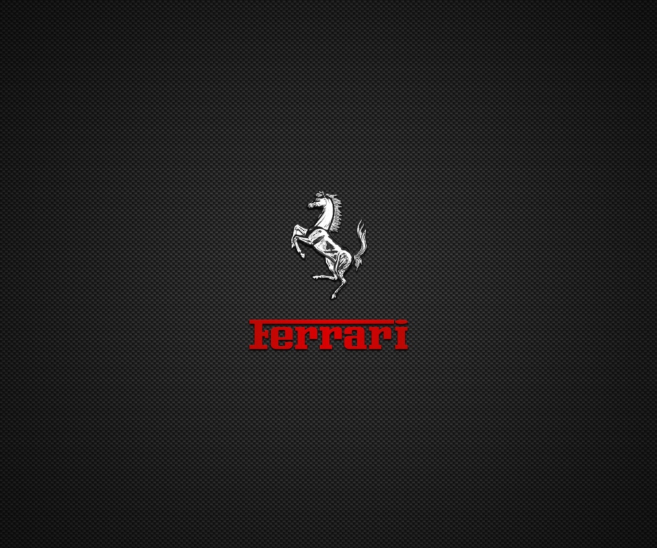 Das Ferrari Logo Wallpaper 960x800