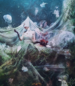 Underwater Abstraction - Obrázkek zdarma pro 176x220