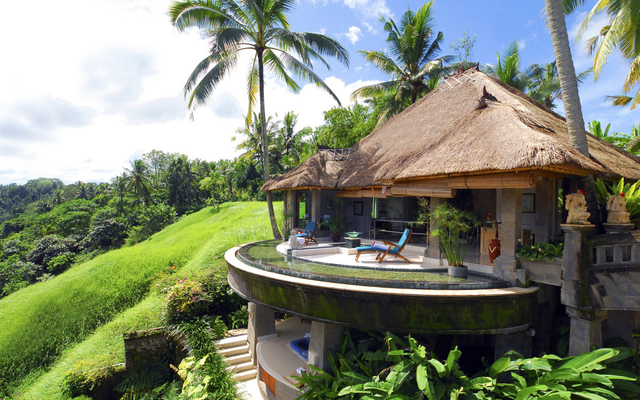 Screenshot №1 pro téma Bali Luxury Hotel 1280x800