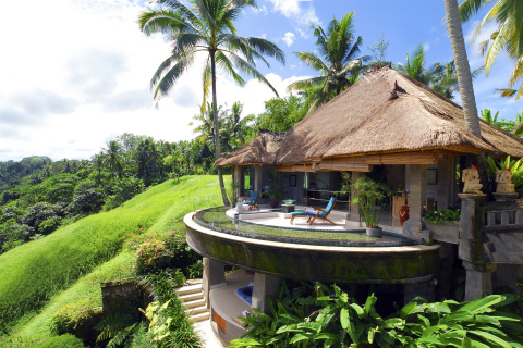 Screenshot №1 pro téma Bali Luxury Hotel 480x320