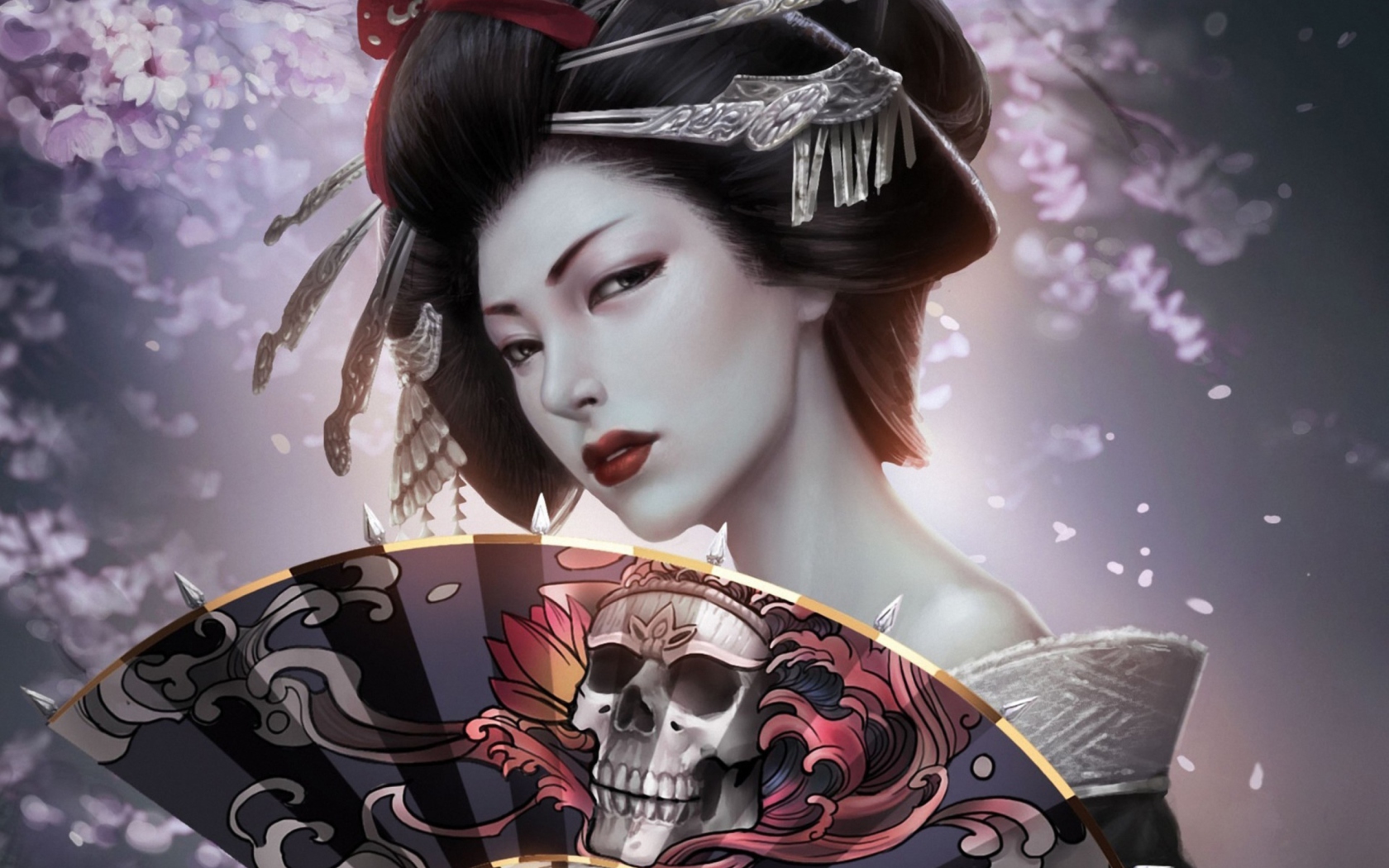 Japanese Geisha wallpaper 1680x1050