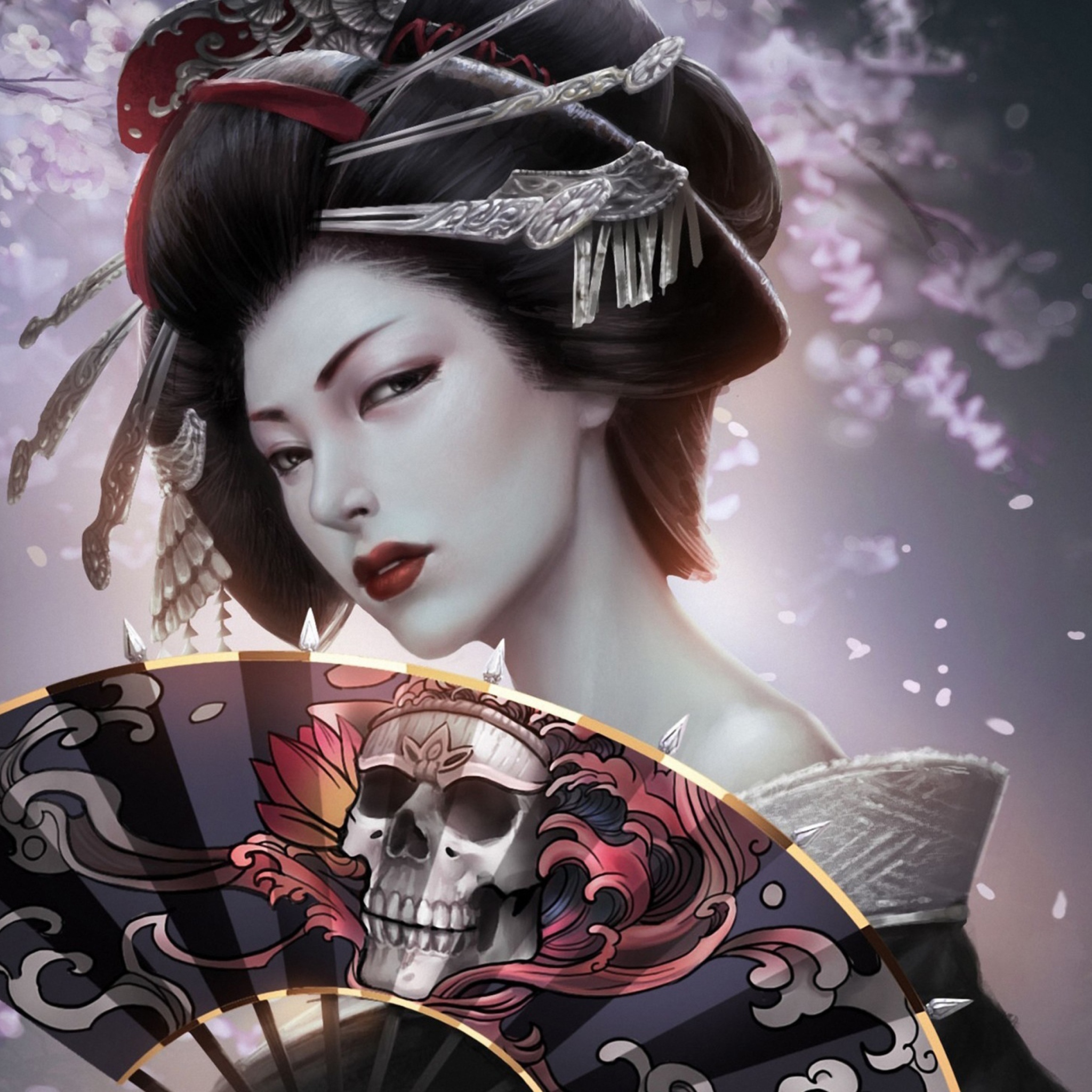 Das Japanese Geisha Wallpaper 2048x2048