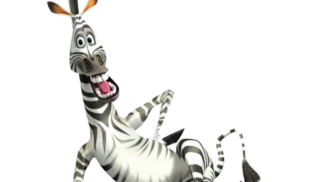 Das Zebra - Madagascar 4 Wallpaper 1024x600