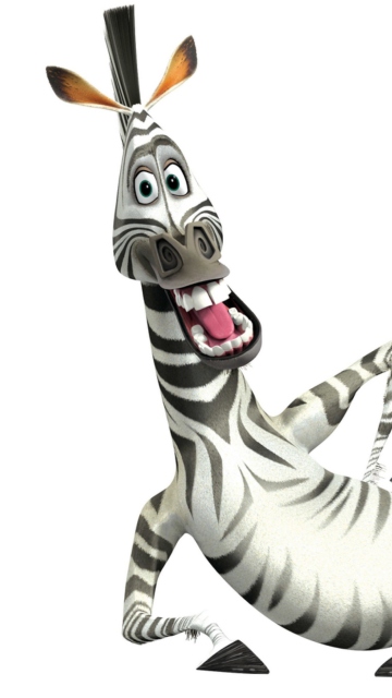 Fondo de pantalla Zebra - Madagascar 4 360x640