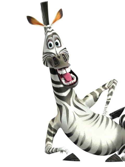 Обои Zebra - Madagascar 4 480x640