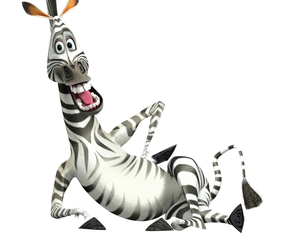 Fondo de pantalla Zebra - Madagascar 4 960x800