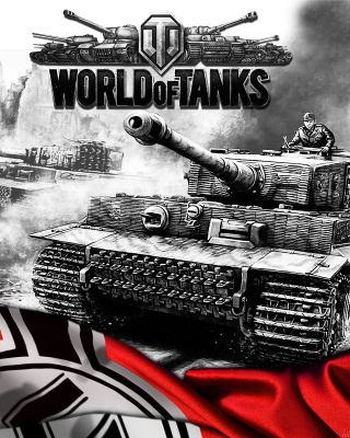 World of Tanks with Tiger Tank - Obrázkek zdarma pro Nokia X2-02