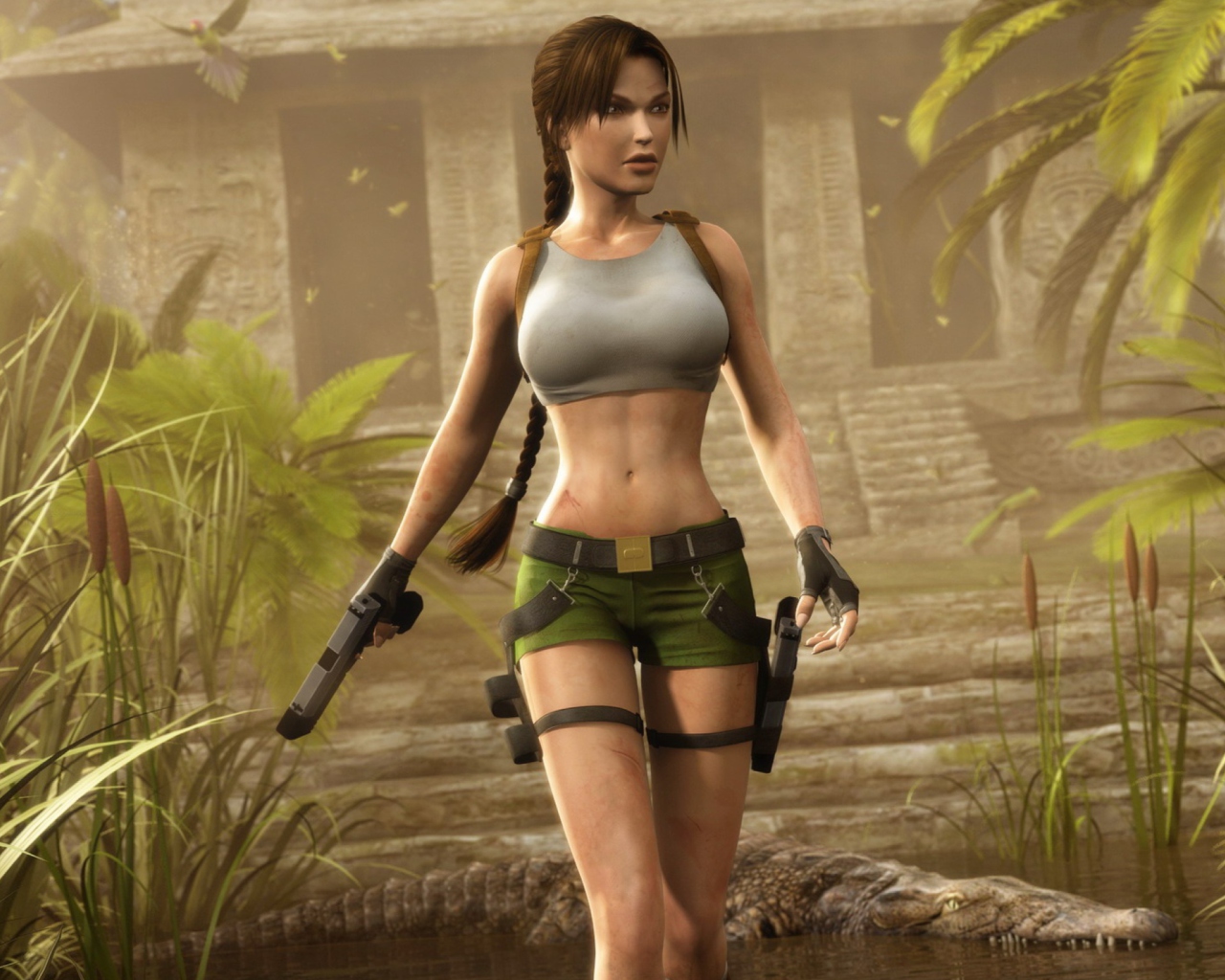 Lara Croft wallpaper 1280x1024