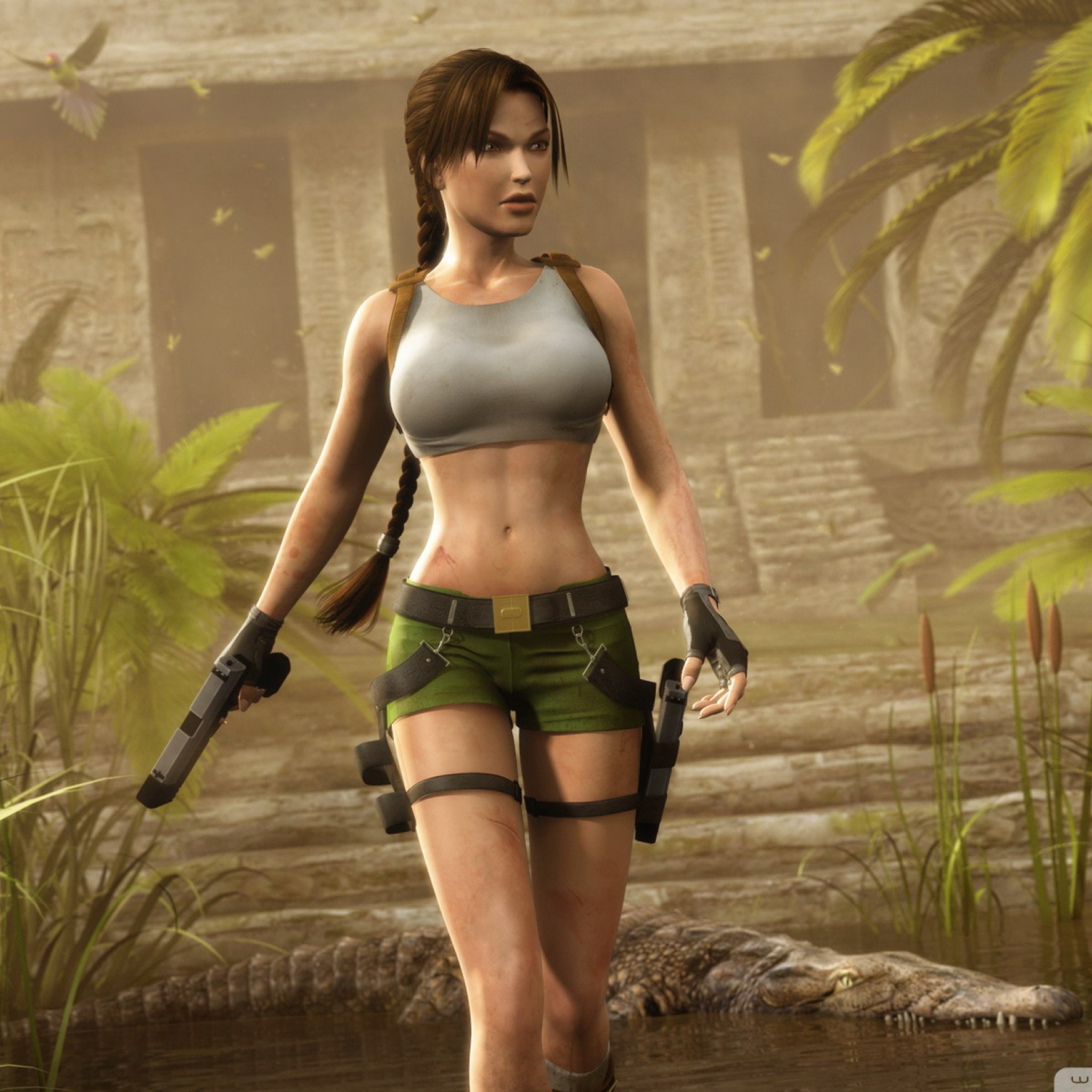 Lara Croft wallpaper 2048x2048