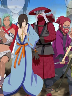 Screenshot №1 pro téma Naruto Shippuden, Jinchurikis, Uchiha, Tobi, Obito 240x320