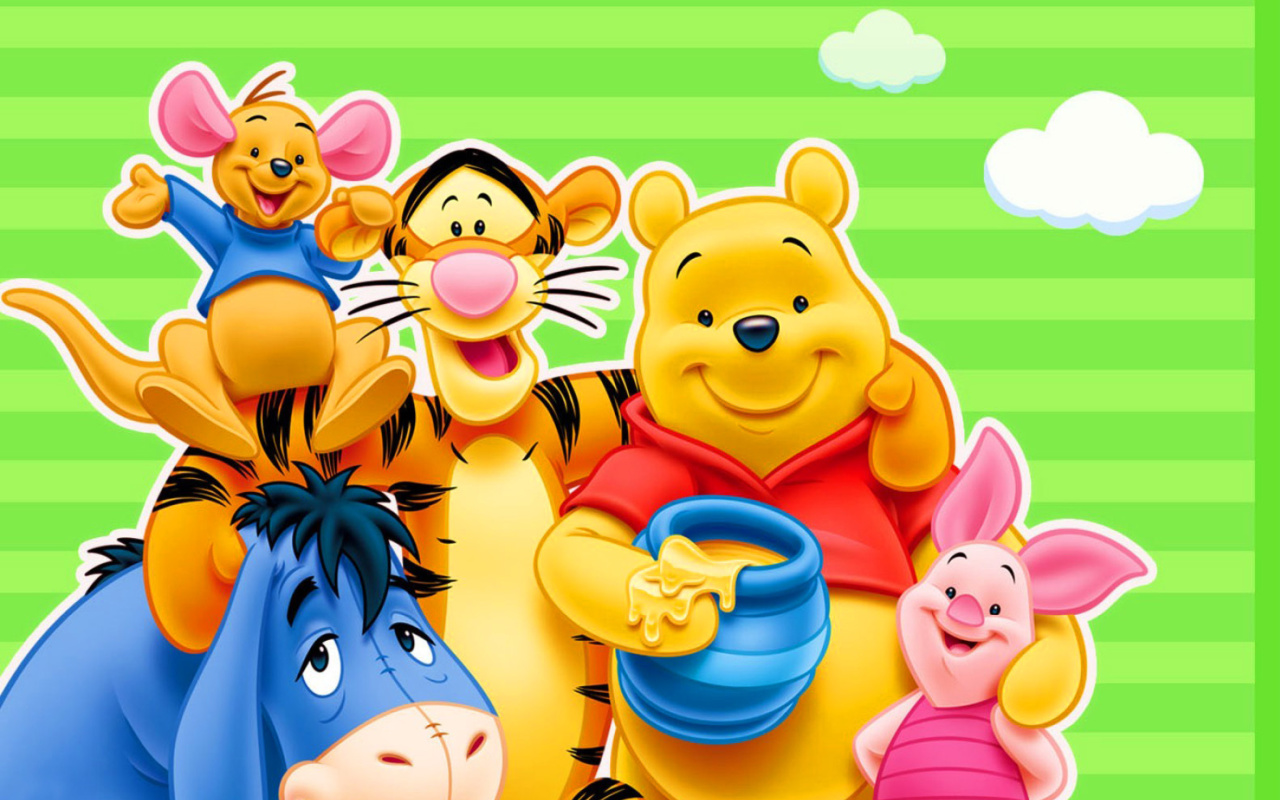 Screenshot №1 pro téma Winnie the Pooh 1280x800