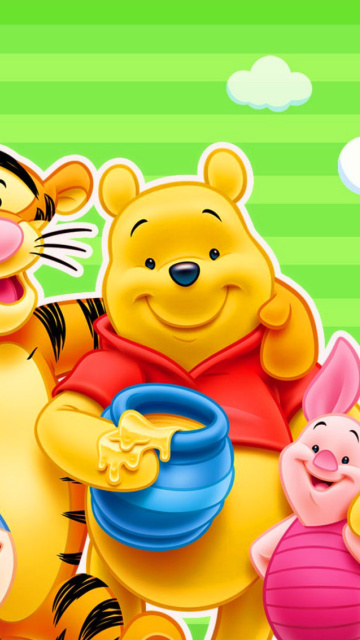 Fondo de pantalla Winnie the Pooh 360x640