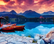 Screenshot №1 pro téma Lake In Canada 176x144