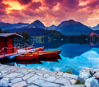 Kostenloses Lake In Canada Wallpaper für 1024x1024