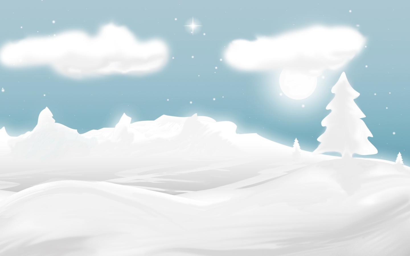 Screenshot №1 pro téma Winter Illustration 1440x900