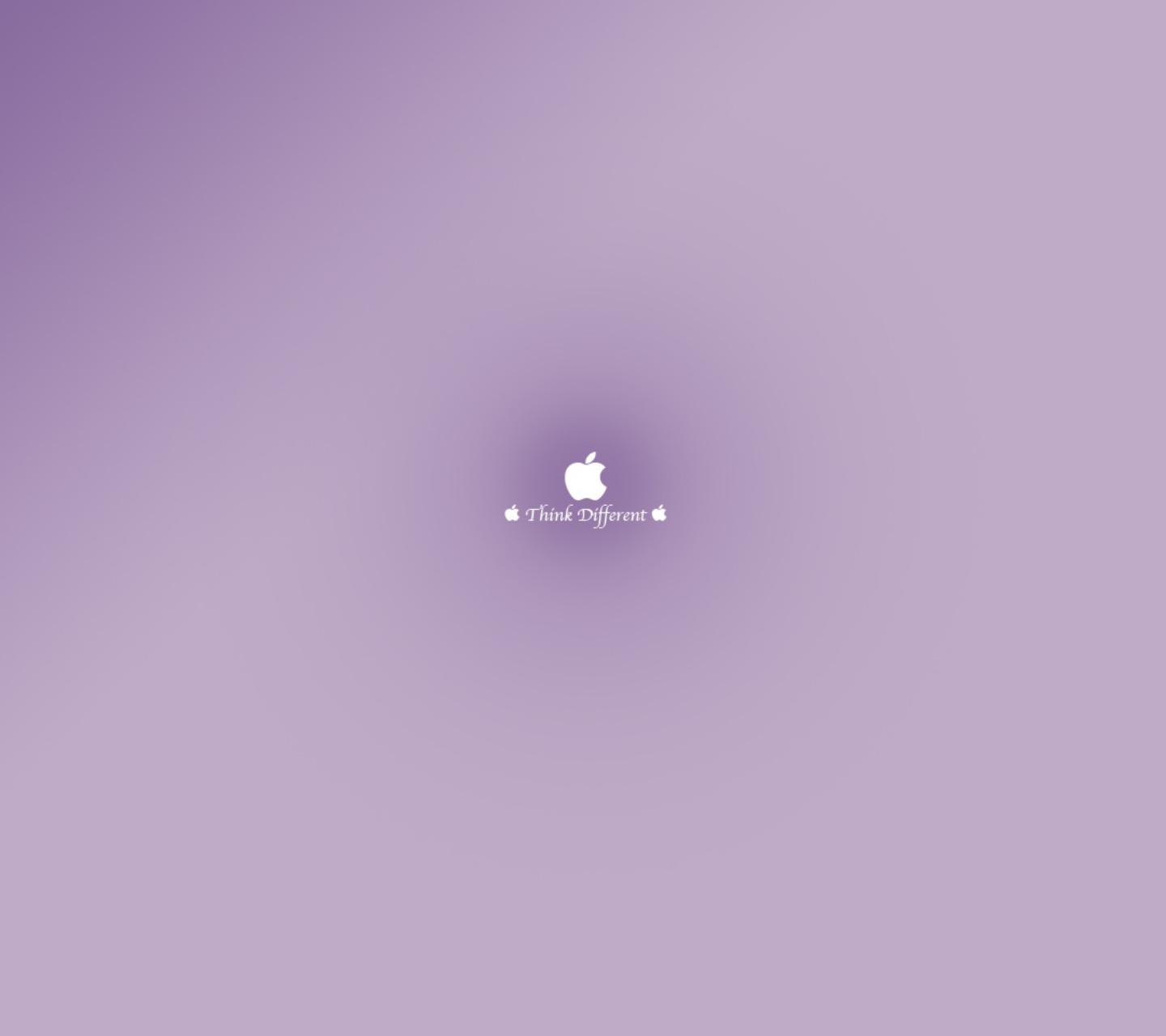 Screenshot №1 pro téma Think Different Purple 1440x1280