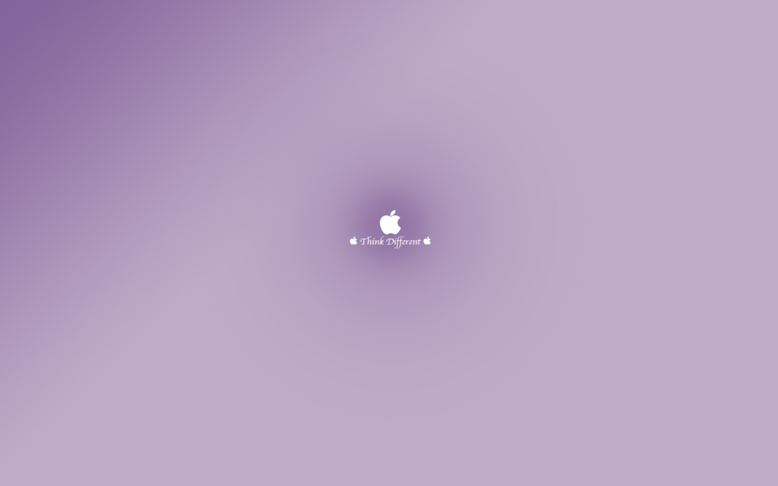 Screenshot №1 pro téma Think Different Purple 2560x1600