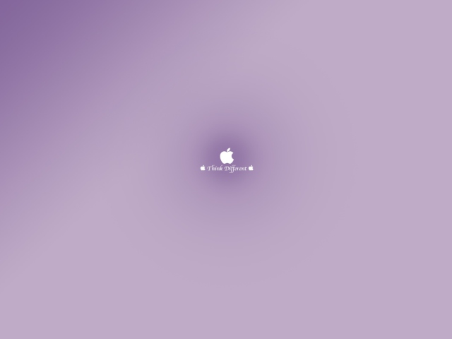 Fondo de pantalla Think Different Purple 640x480