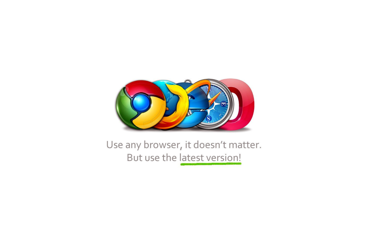 Das Choose Best Web Browser Wallpaper 1280x800