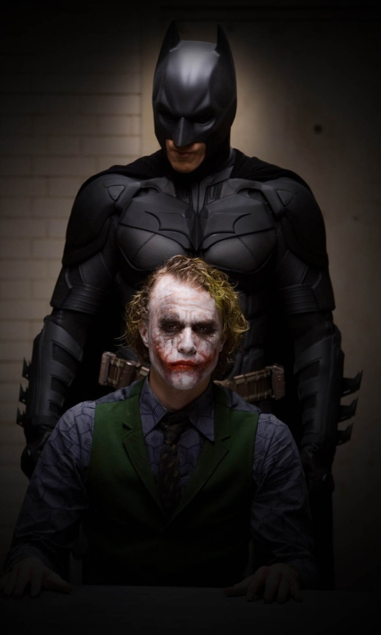 Sfondi Batman And Joker 768x1280
