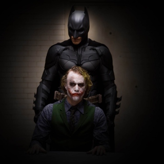 Kostenloses Batman And Joker Wallpaper für 1024x1024