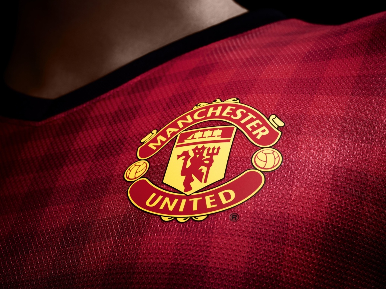 Das Manchester United Logo Wallpaper 1280x960