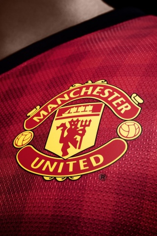 Fondo de pantalla Manchester United Logo 320x480