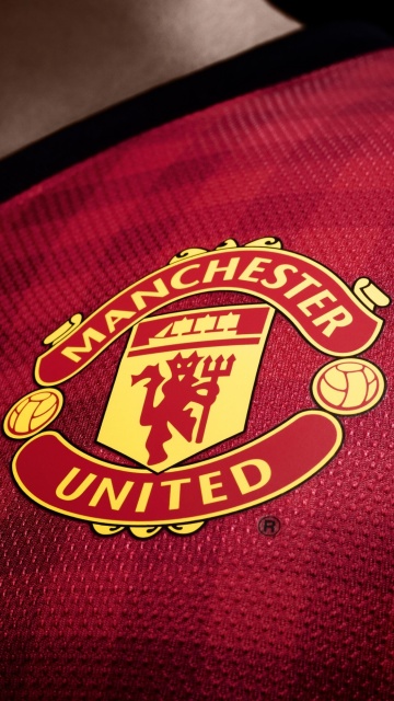 Das Manchester United Logo Wallpaper 360x640