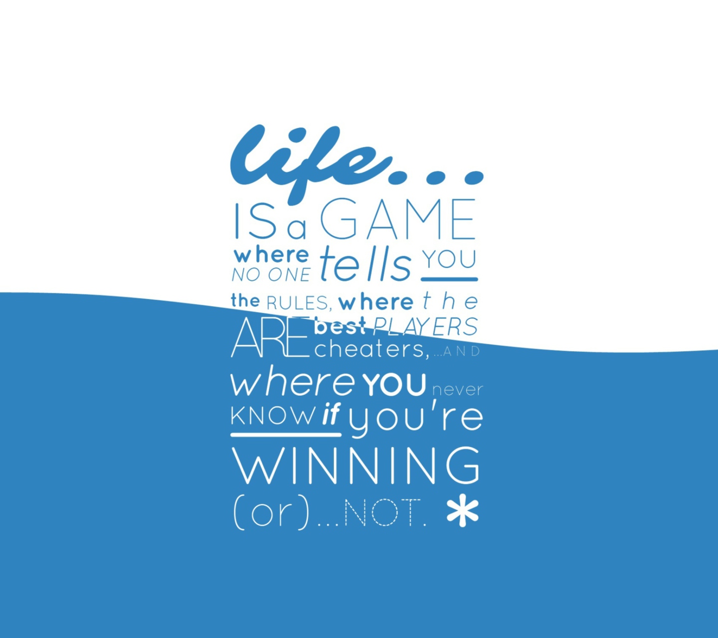 Sfondi Life Is A Game 1440x1280