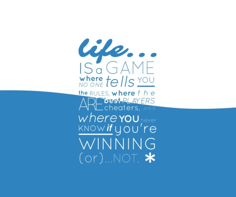 Life Is A Game wallpaper 480x400