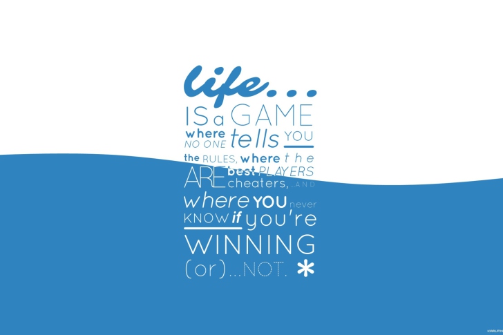 Fondo de pantalla Life Is A Game