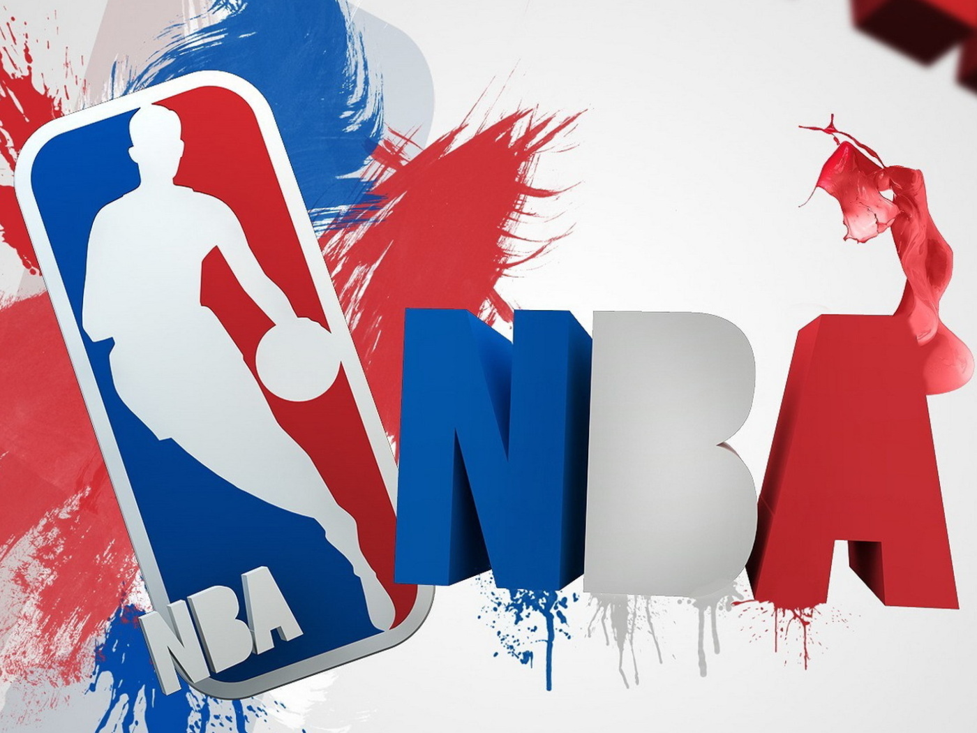 Das NBA Logo Wallpaper 1400x1050