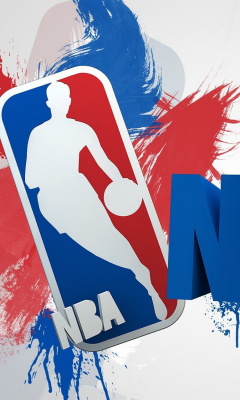 Das NBA Logo Wallpaper 240x400