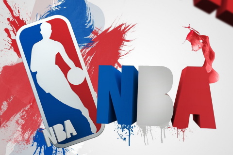 Обои NBA Logo 480x320