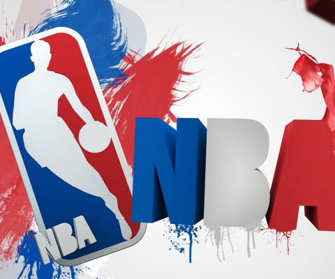 Das NBA Logo Wallpaper 480x400