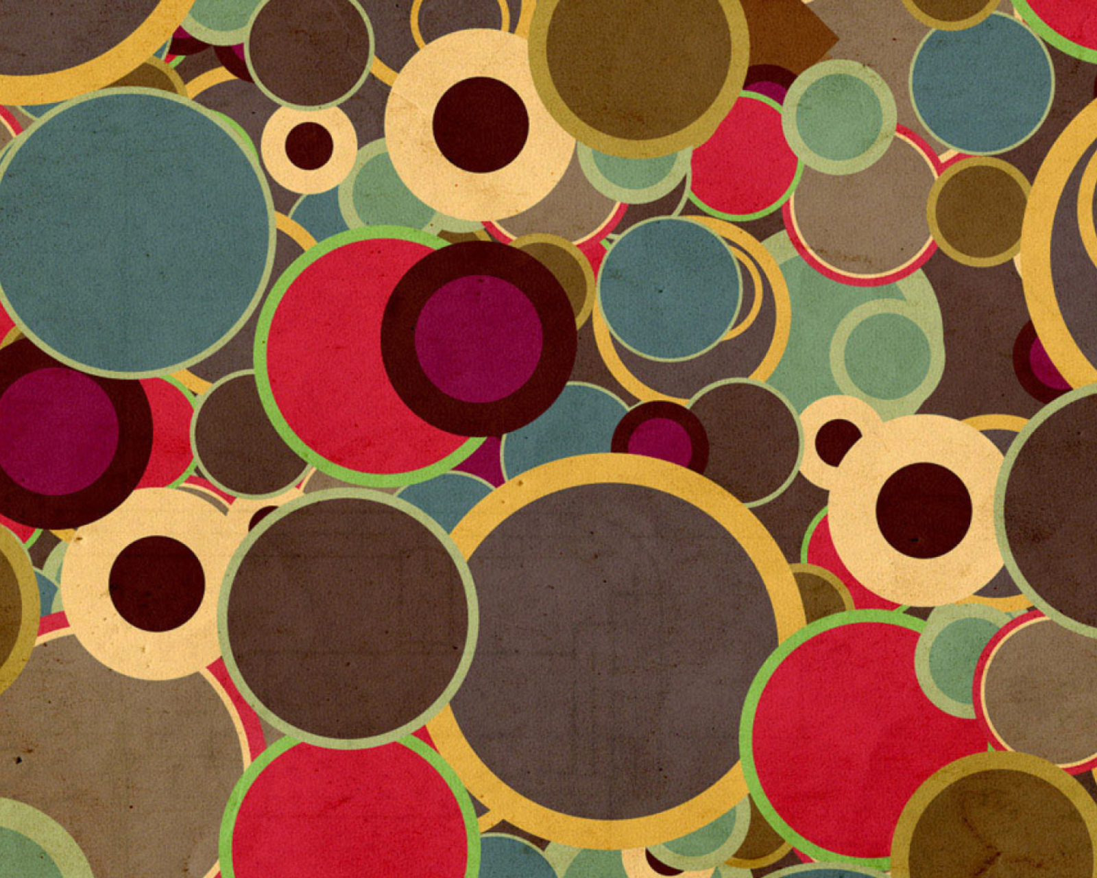 Das Abstract Circles Wallpaper 1600x1280