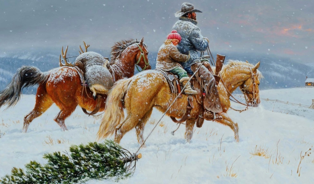 Getting Ready For Christmas Painting screenshot #1 1024x600