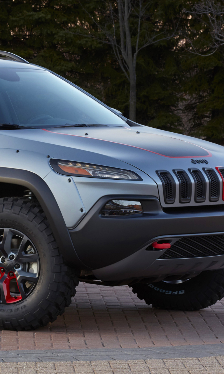 Sfondi 2016 Jeep Cherokee Trailhawk 4WD 768x1280