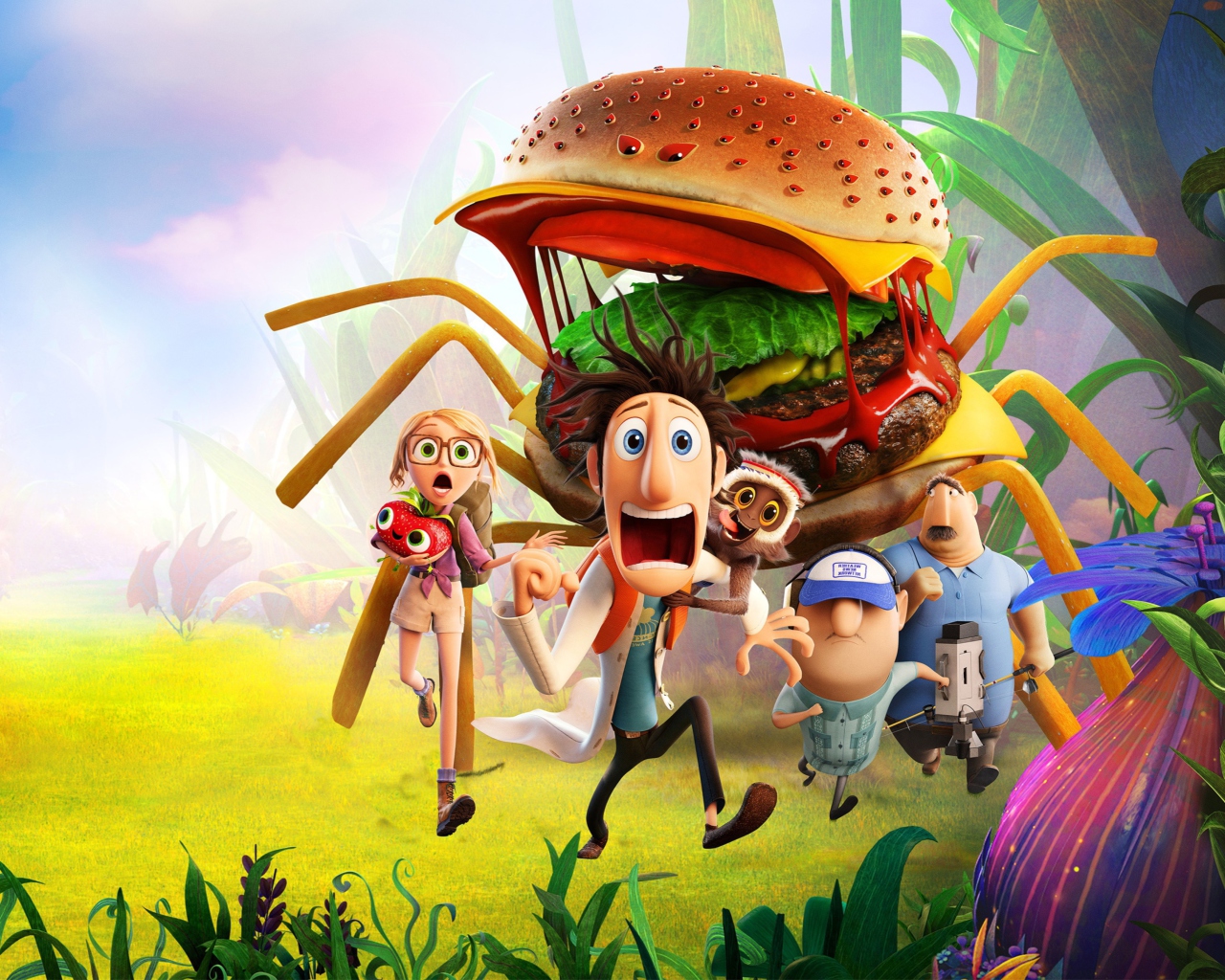 Screenshot №1 pro téma Cloudy With A Chance Of Meatballs 1280x1024