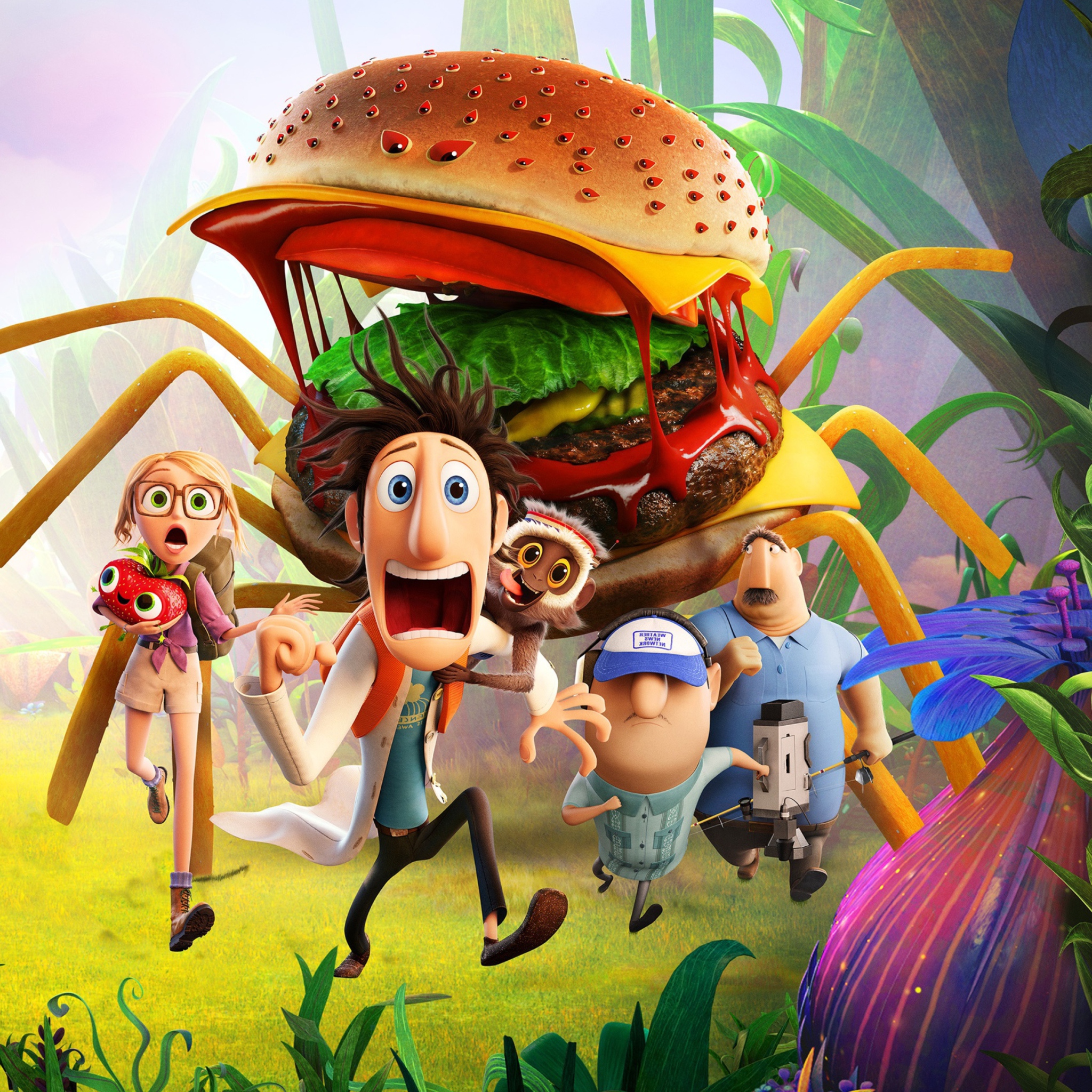 Screenshot №1 pro téma Cloudy With A Chance Of Meatballs 2048x2048
